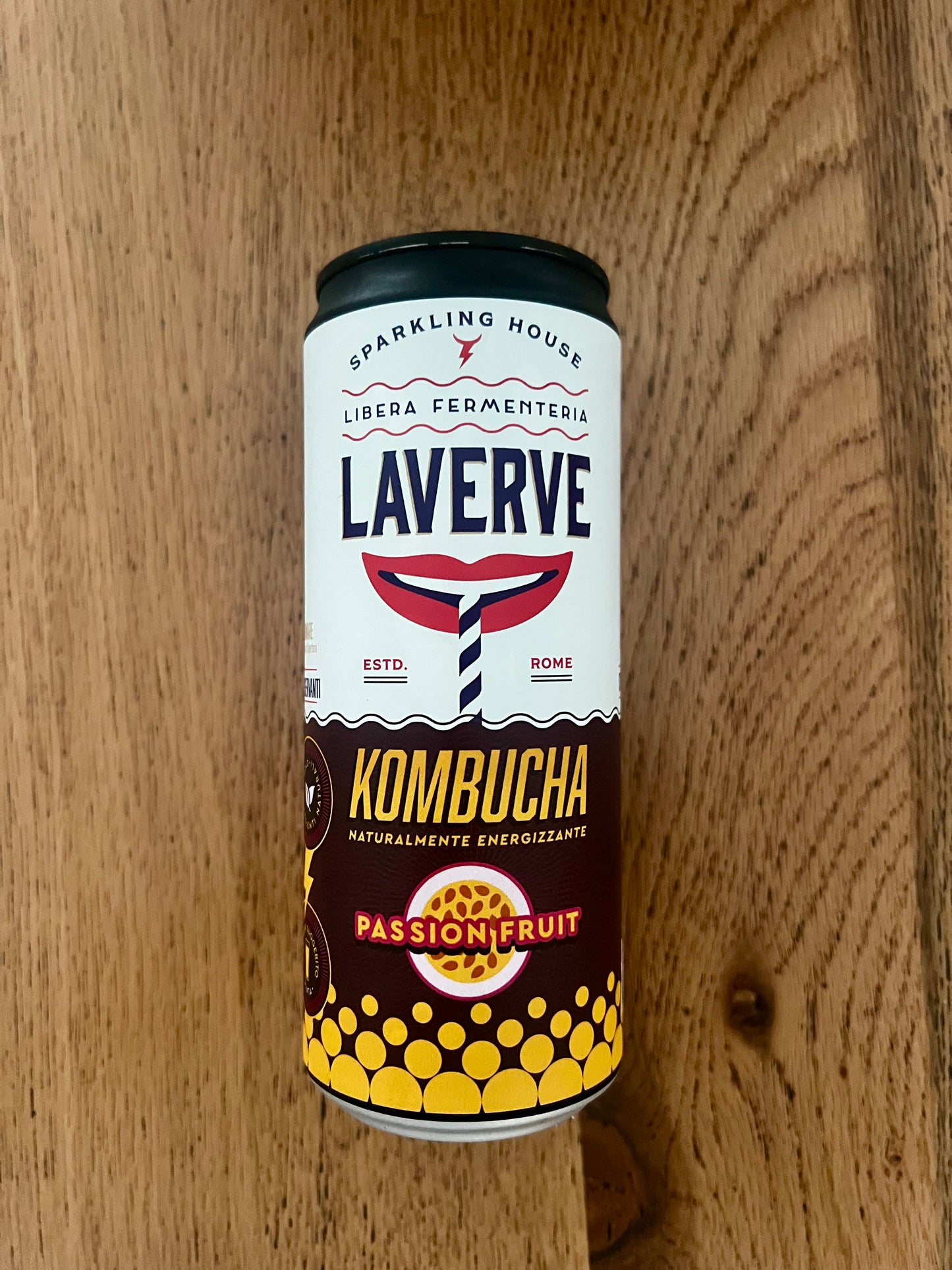 Kombucha Passion Fruit (cartone 12 lattine 0,33)